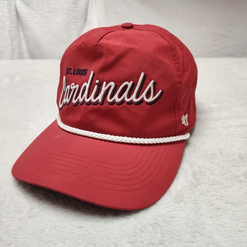 '47 Brand St. Louis Cardinals Hat Cap Strap Back Mens Red MLB Baseball OSFA